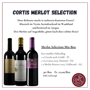 3er Box Cortis Merlot Selection